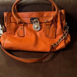Michael Kors Vibrant Orange Satchel
